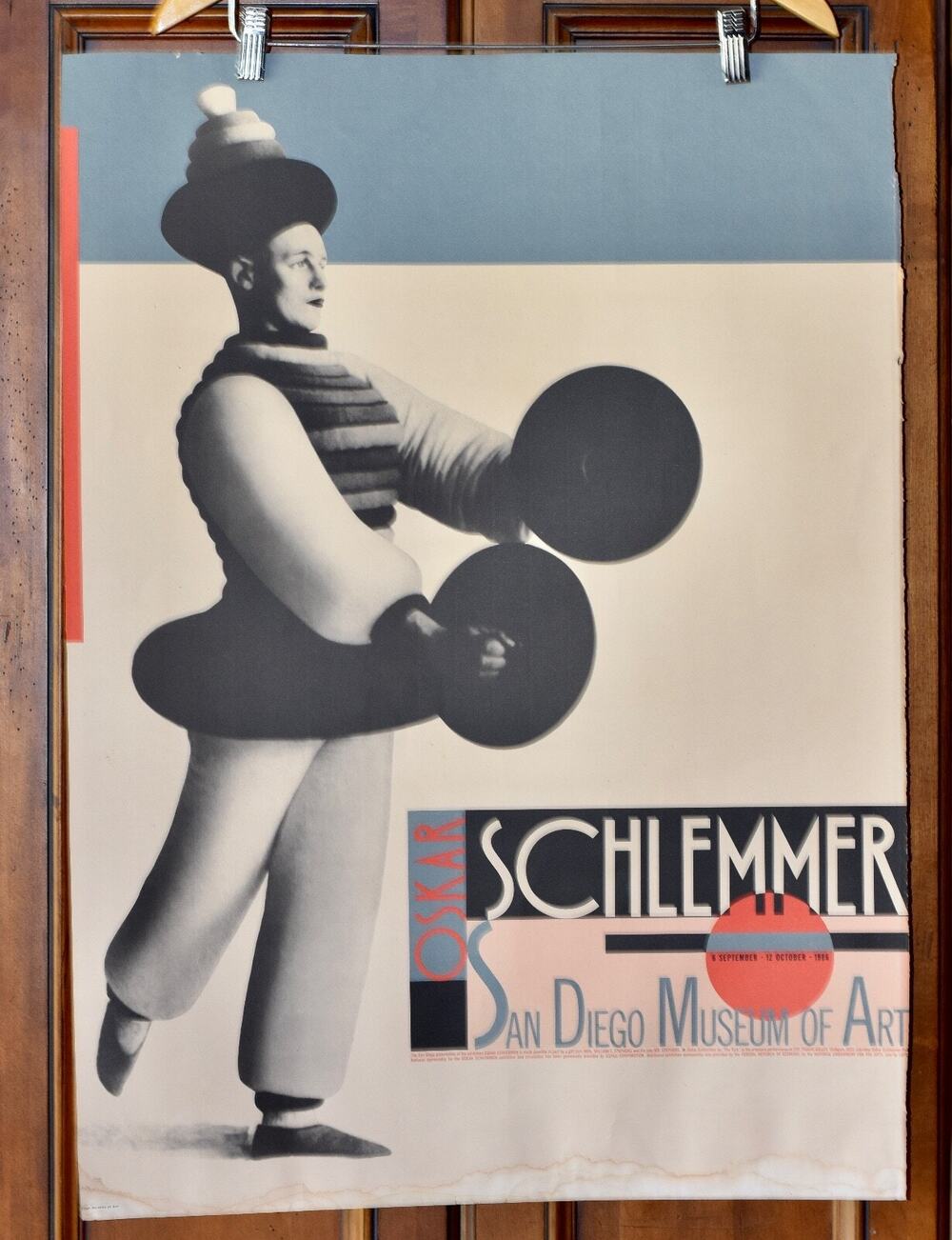 Poster for Oskar Schlemmer San Diego Museum of Art NY Times News Paper Clipping